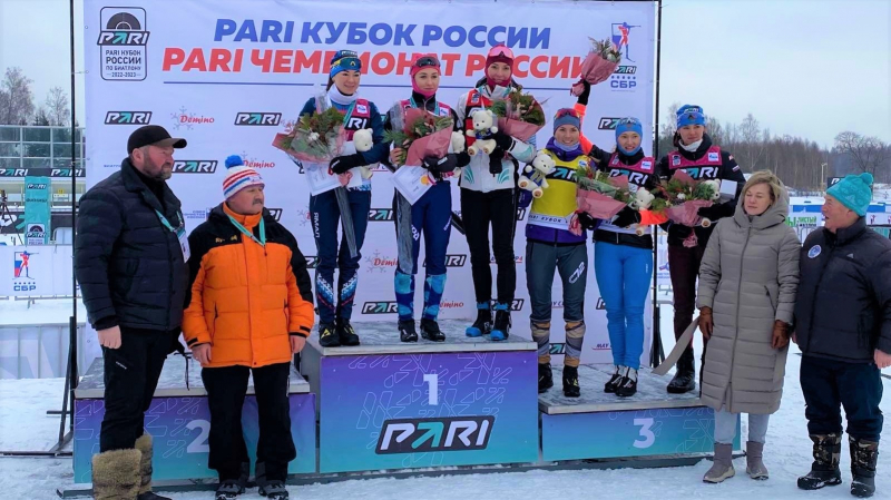 На этапе Кубка России по биатлону зажглась звезда югорчанки Ксении Довгой