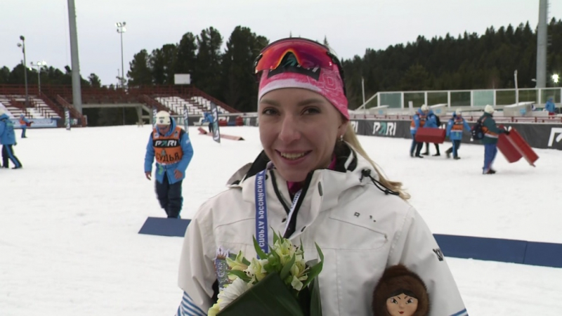 Никита Поршнев и Екатерина Носкова завоевали серебряные медали в гонке преследования
