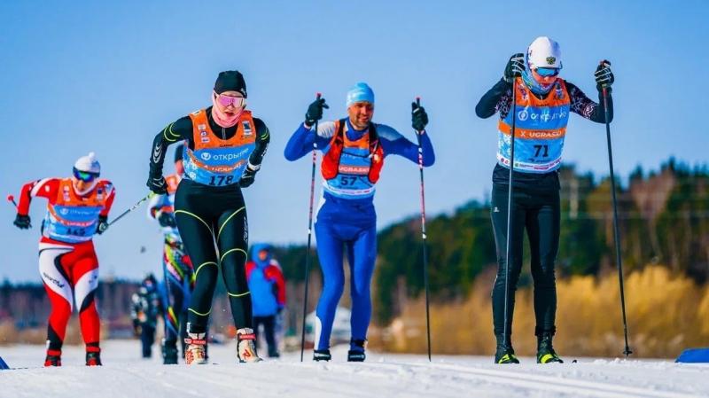 Стали известны победители первой гонки Югорского лыжного марафона