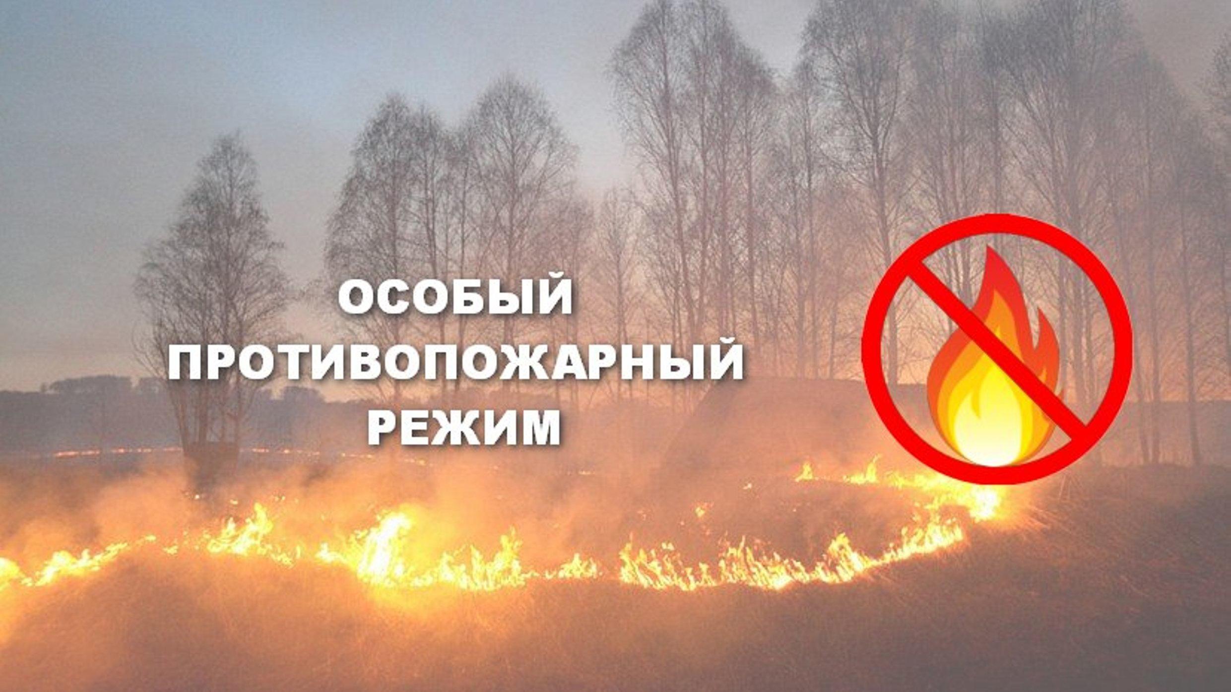 О введении особого противопожарного режима на территории города Югорска