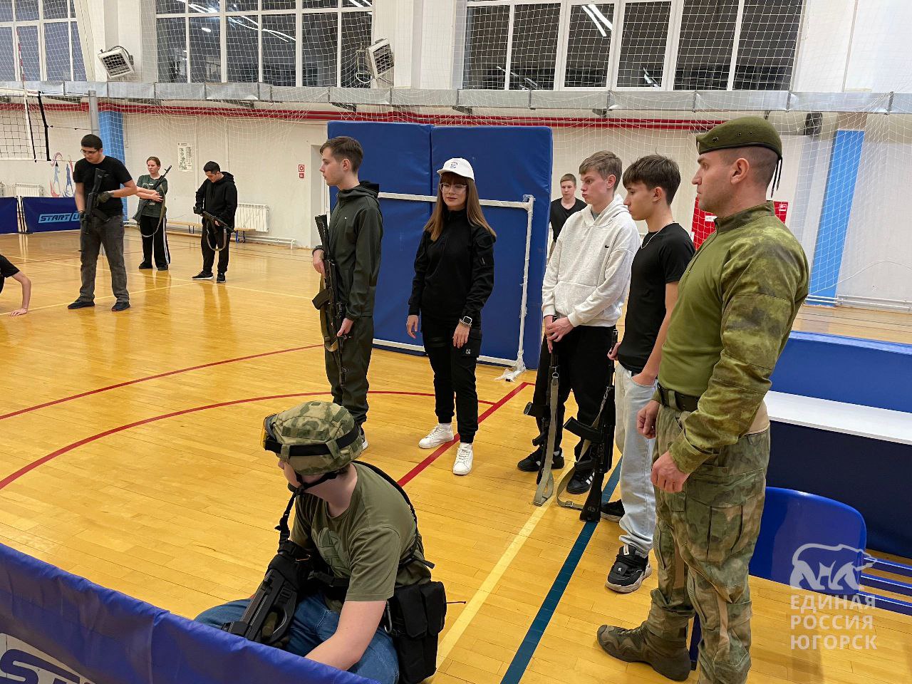 Активисты «Молодой Гвардии Единой России» в Югорске приняли участие в совместной патриотической тренировке!