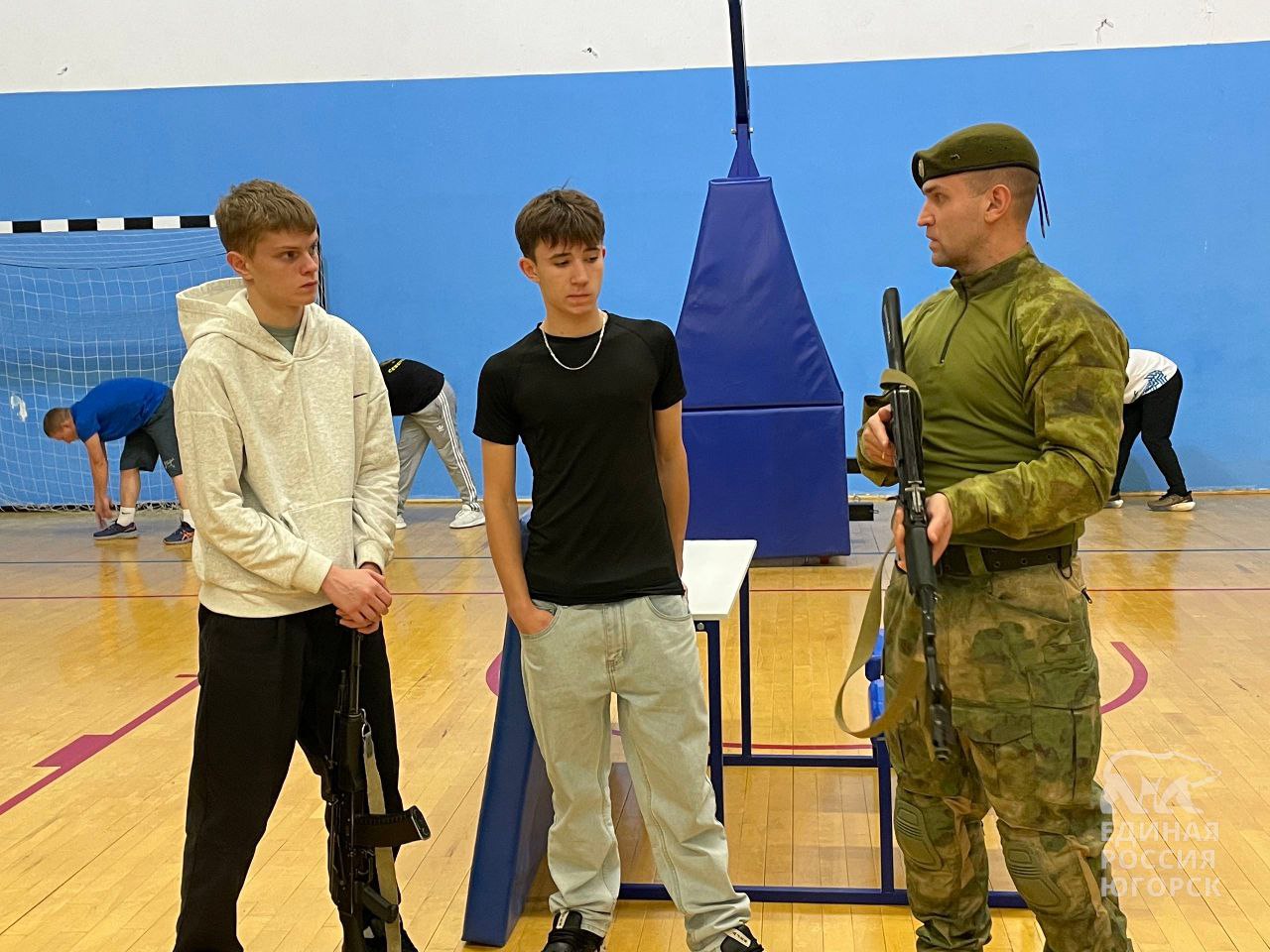 Активисты «Молодой Гвардии Единой России» в Югорске приняли участие в совместной патриотической тренировке!