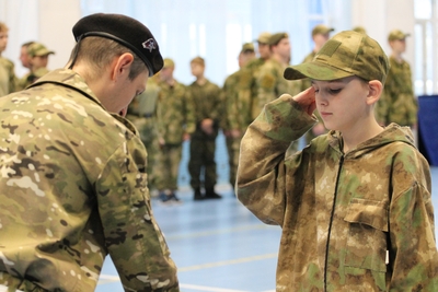 В Югорске прошло торжественное посвящение воспитанников военно-патриотического клуба «Ратник»