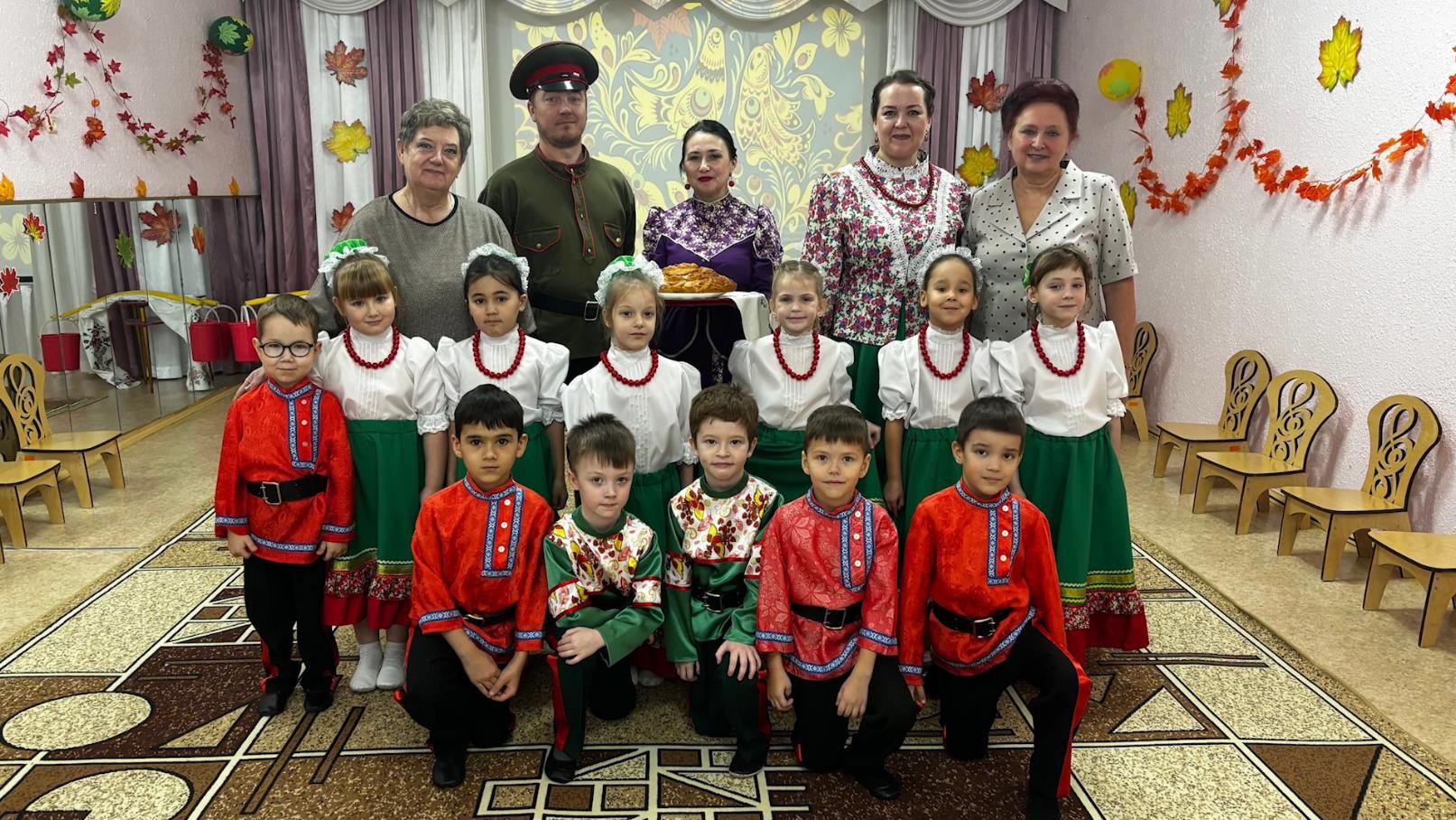 Воспитанники детского сада «Снегурочка» стали членами казачьего братства