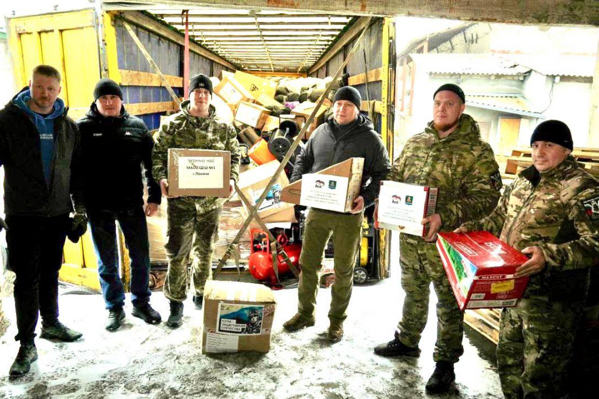 «Единая Россия» доставила из Югры на Донбасс гуманитарную помощь