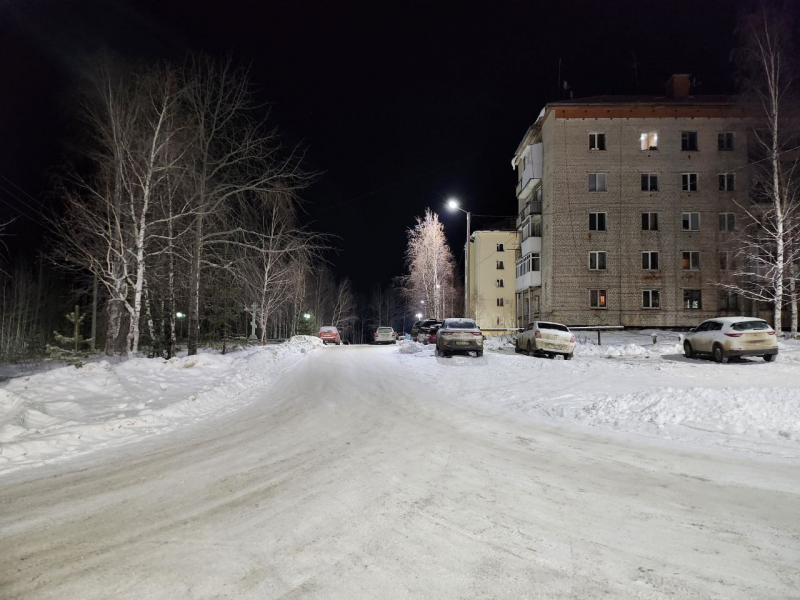 В Югорске-2 обновили освещение