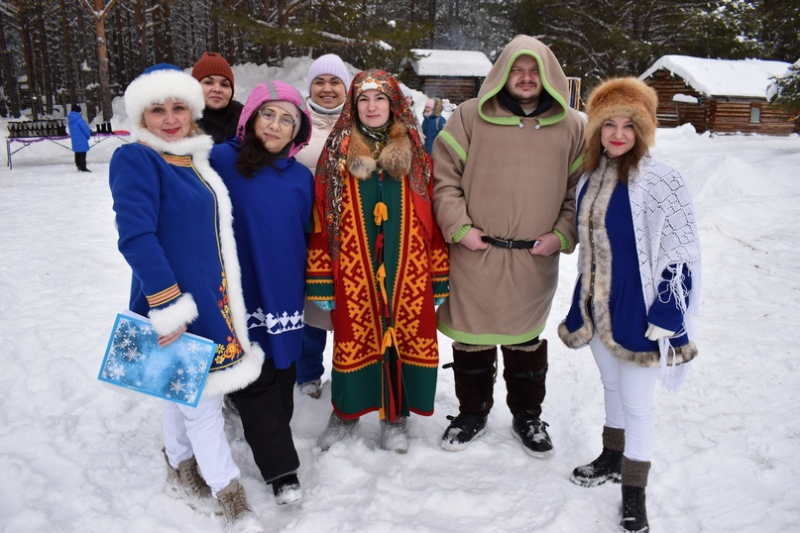 На территории МТК «Ворота в Югру» состоялись «Зимние забавы «В гостях у Ищки-Ики»!